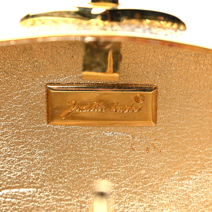 Judith Leiber Swarovski Crystal Floral Miniaudiere Clutch 6 of 21