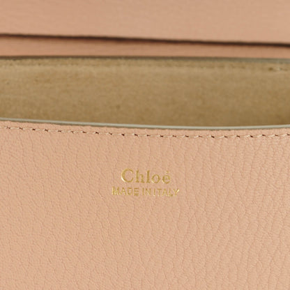 Chloe Grained Lambskin Drew Shoulder Bag Cement Pink 8 of 8