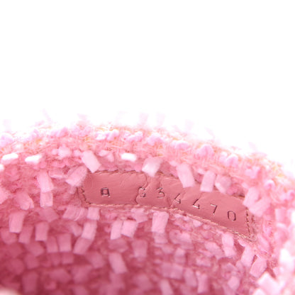 Chanel Tweed CC Flat Mules S Pink 8 of 8