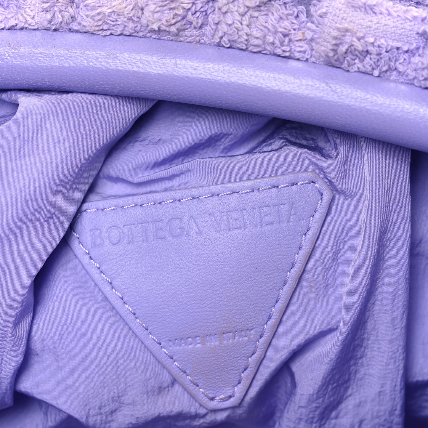 Sponge Fabric The Pouch Clutch Wisteria