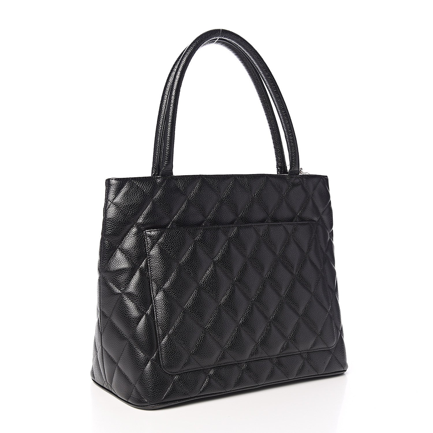 Chanel Caviar Quilted Medallion Tote Black 2 of 8