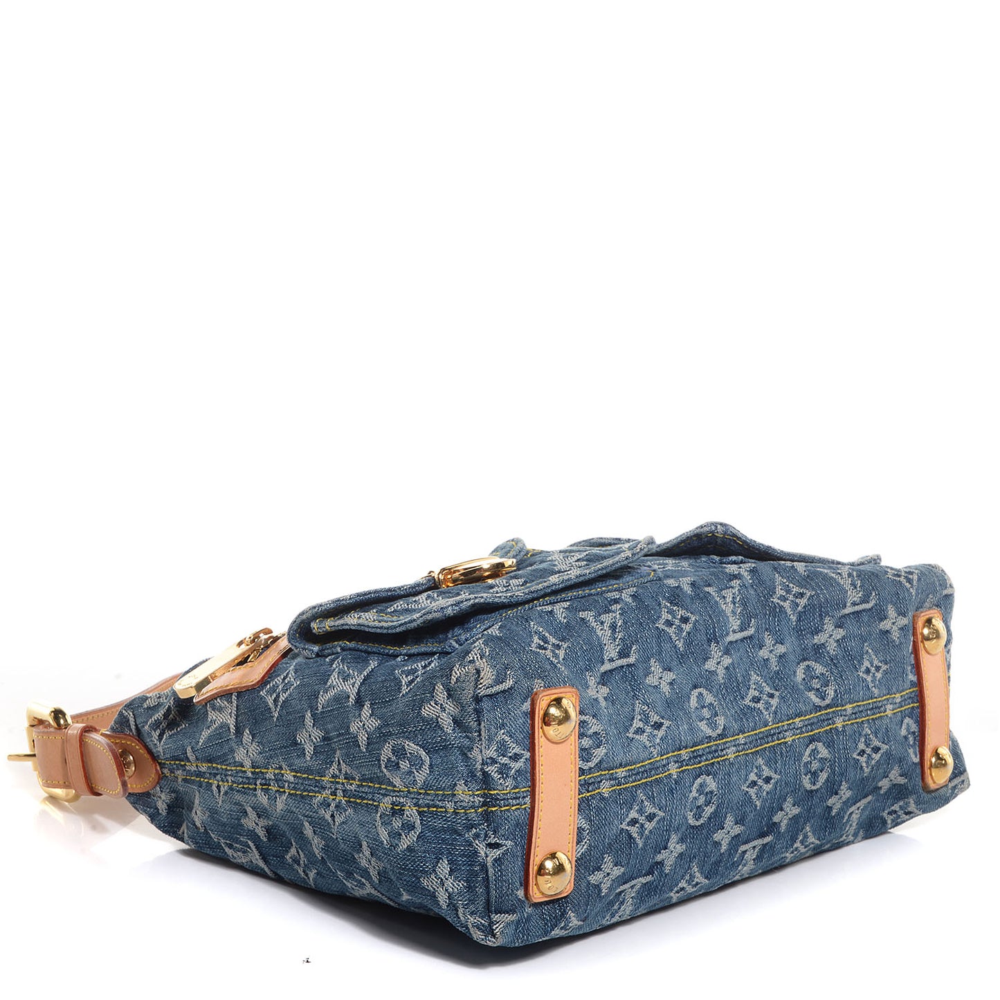 Monogram Denim Baggy PM Blue