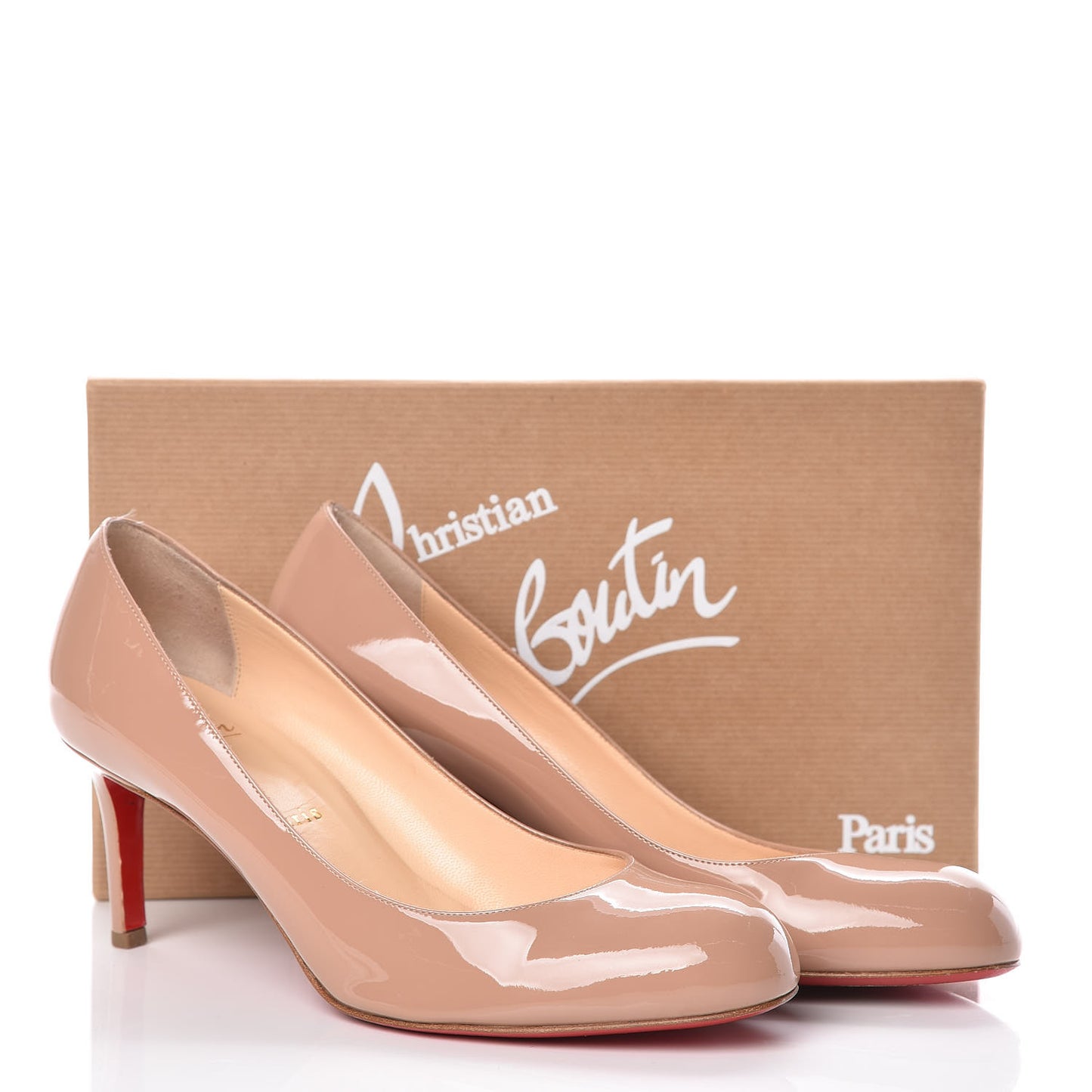 Patent Simple 70 Pumps 39.5 Nude