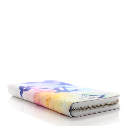 Louis Vuitton Monogram Watercolor Vertical Zippy Wallet 4 of 9