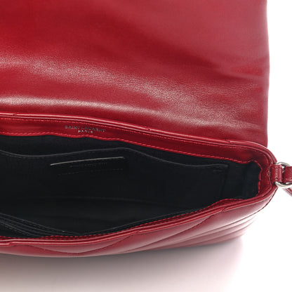 Saint Laurent Calfskin Y Quilted Monogram Loulou Flap Bag Palissandre 5 of 10