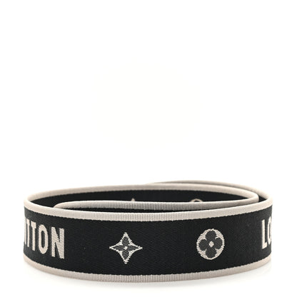 Louis Vuitton Jacquard Diane Shoulder Strap Black Ivory 2 of 3