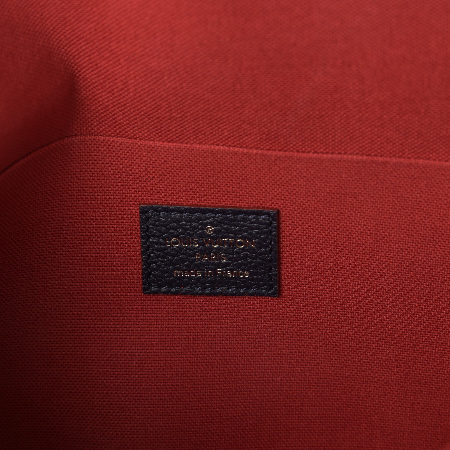 Louis Vuitton Empreinte Pochette Felicie Chain Wallet Marine Rouge 7 of 9