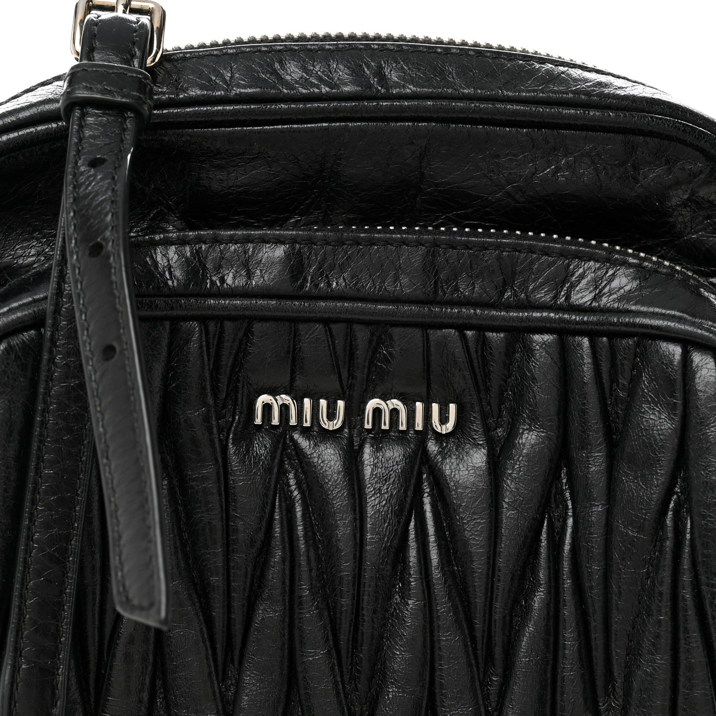 Nappa Matelasse Crossbody Black