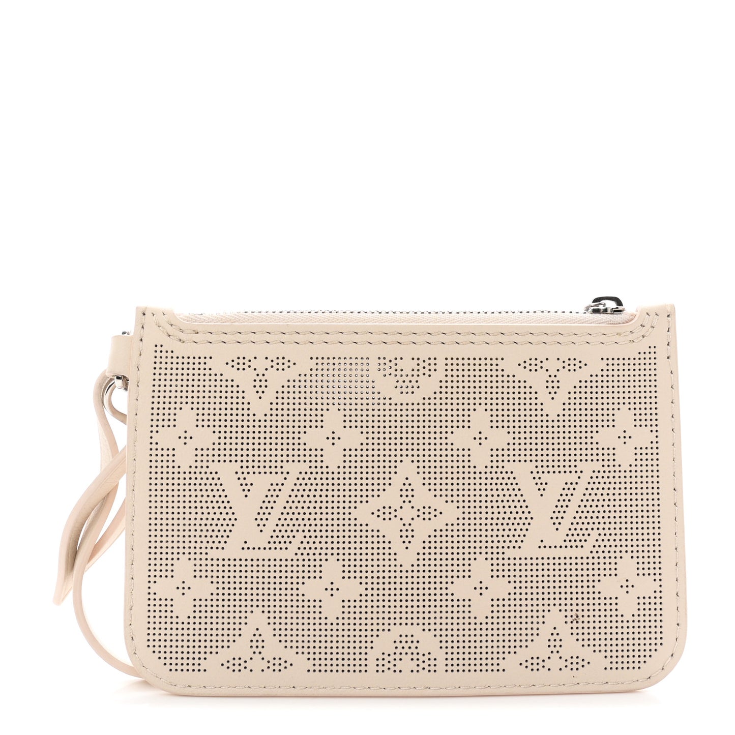 Reverse Mahina Blossom Pochette PM Quartz White