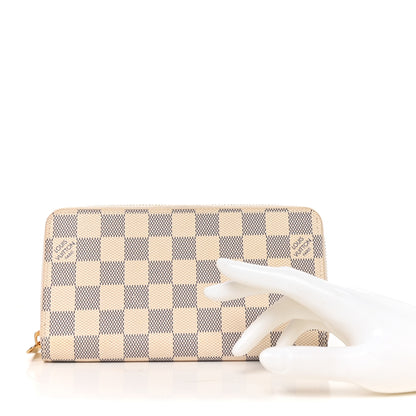 Louis Vuitton Damier Azur Zippy Wallet 2 of 6