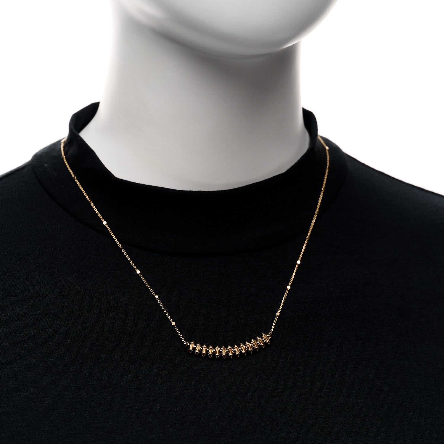 Cartier 18K Pink Gold Small Clash de Cartier Necklace 2 of 7