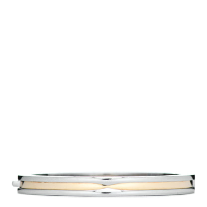 Bulgari 18K Yellow Gold Stainless Steel B.Zero1 Bangle Bracelet 3 of 4