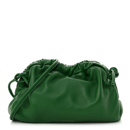 Mansur Gavriel Lambskin Mini Cloud Clutch Green 1 of 11