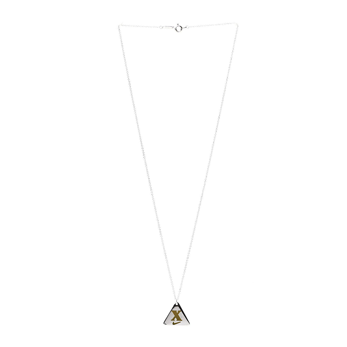 Sterling Silver 2013 Nike Marathon Pendant Necklace