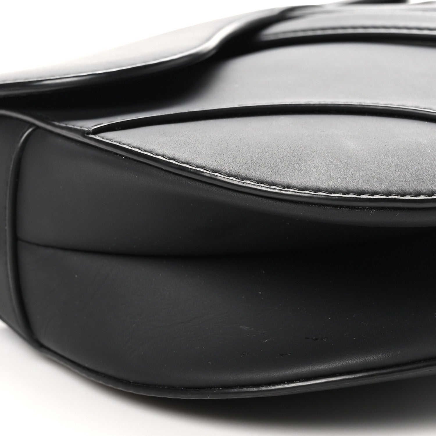 Christian Dior Ultra Matte Calfskin Saddle Bag Black 9 of 10