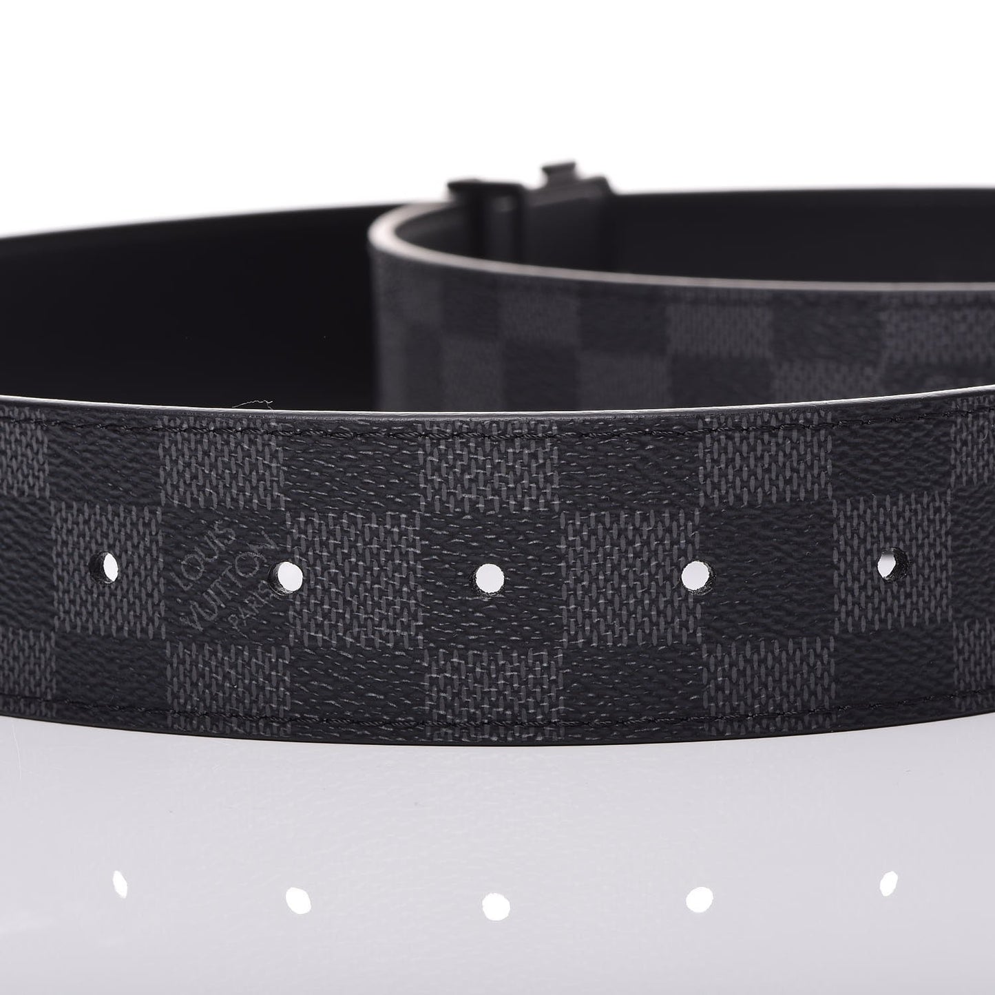 Damier Graphite 40mm LV Initiales Belt 110 44