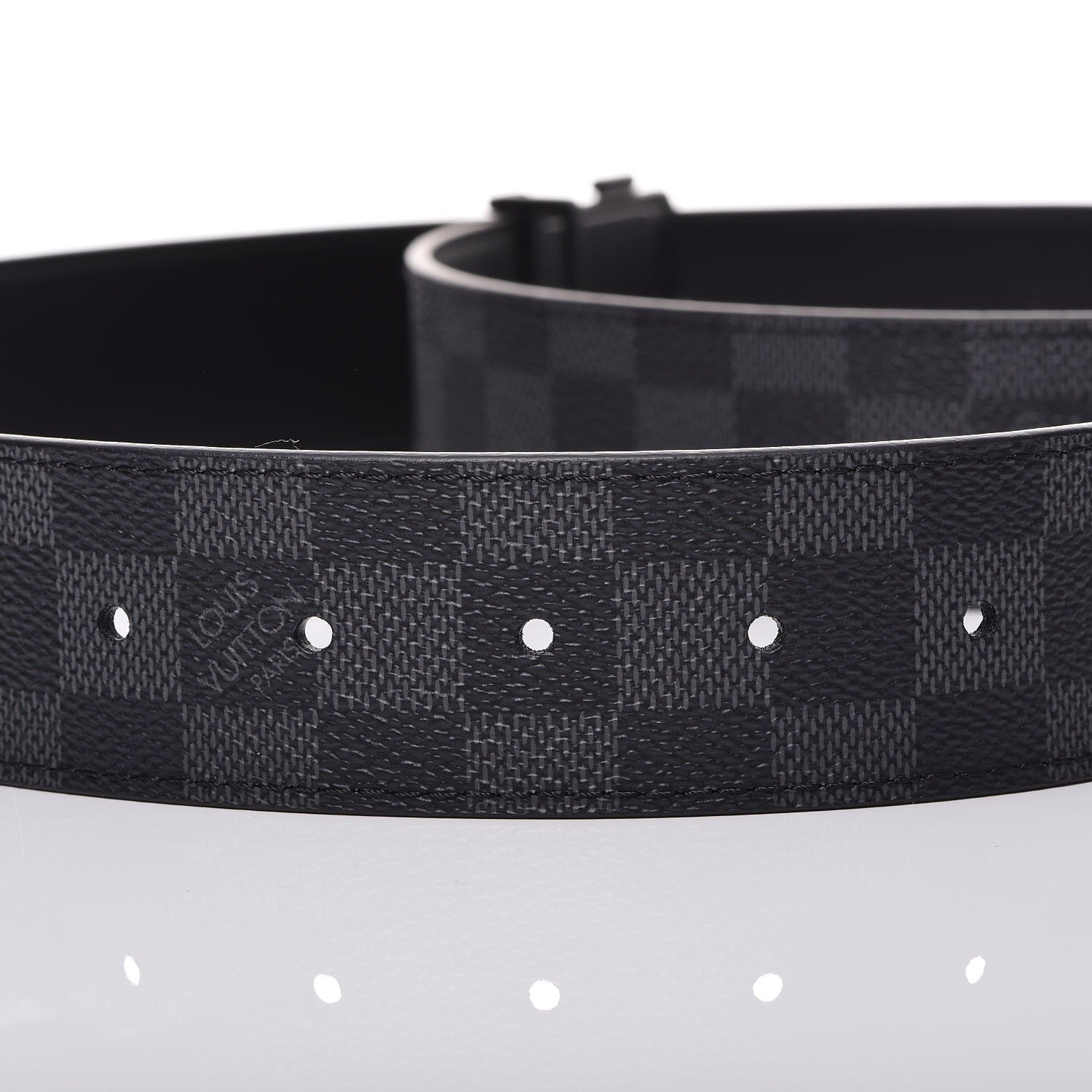 Louis Vuitton Damier Graphite 40mm LV Initiales Belt 110 44 6 of 8