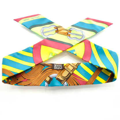 Hermes Silk Coaching Twilly 4 of 4