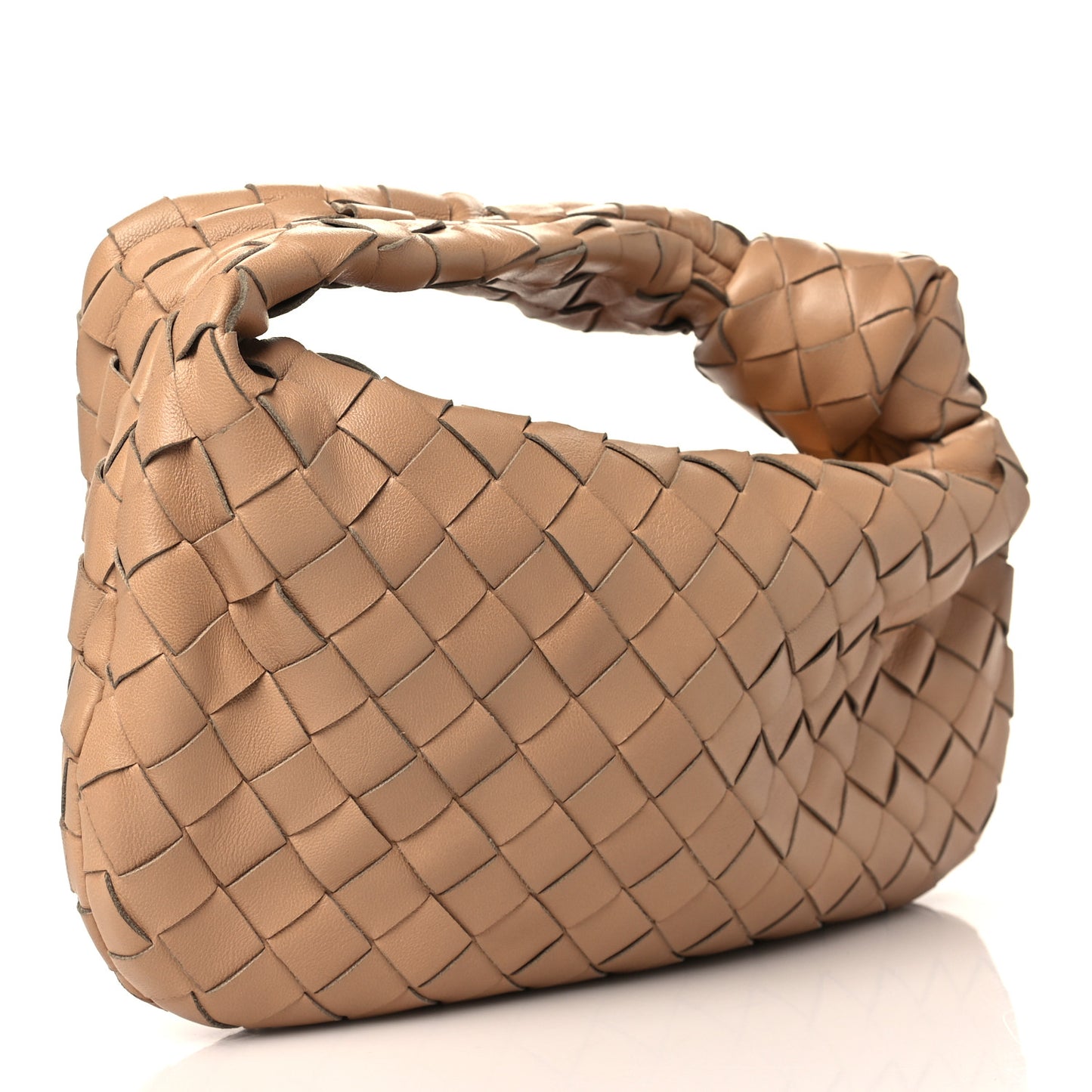 Nappa Intrecciato Mini Jodie Sandalwood