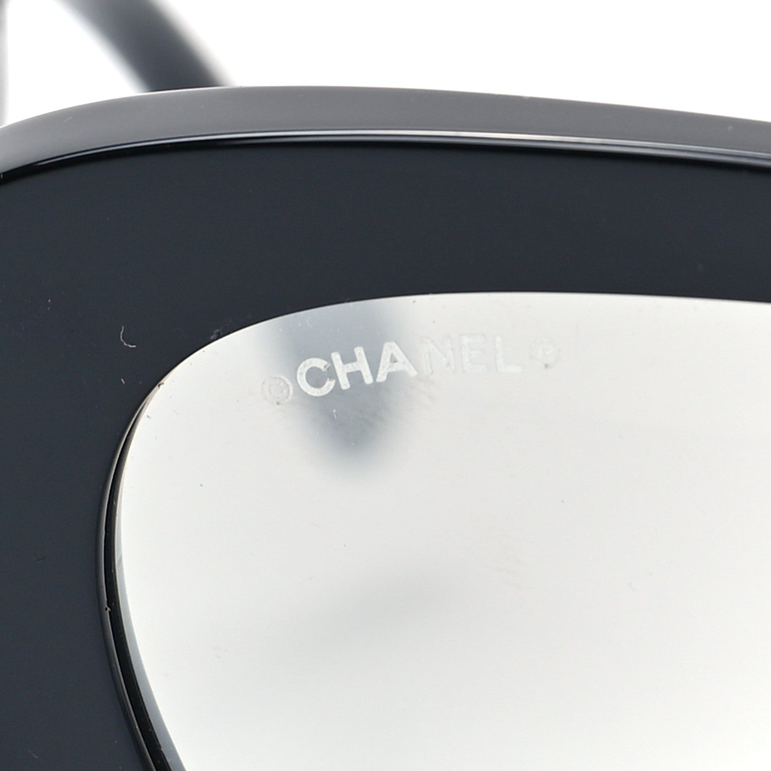 Chanel Acetate Crystal CC Butterfly Sunglasses 71417A Black 7 of 7