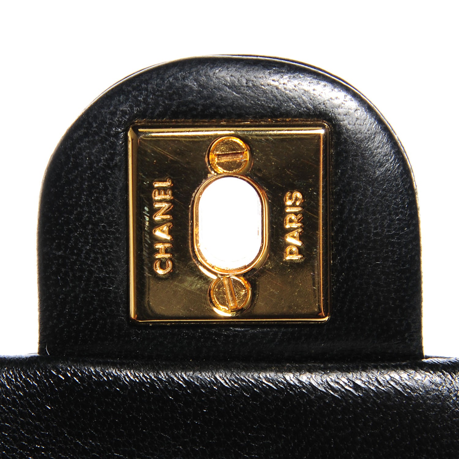 Chanel Lambskin Quilted Mini Square Flap Black 5 of 7