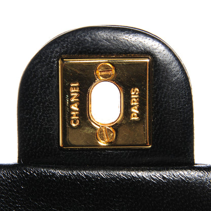 Chanel Lambskin Quilted Mini Square Flap Black 5 of 7