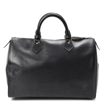 Louis Vuitton Epi Speedy 35 Black 1 of 15