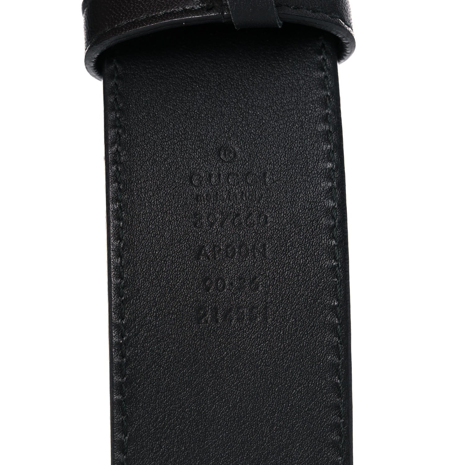 Gucci Moon Calfskin Nickel Double G 40mm Belt 90 36 Black 3 of 8