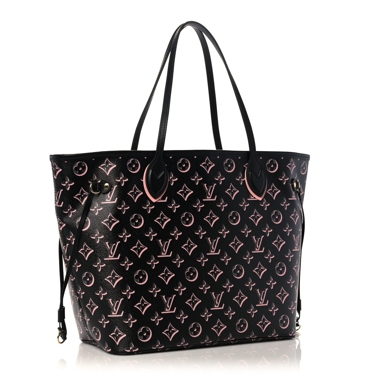Louis Vuitton Monogram Fall For You Neverfull MM Black 3 of 9