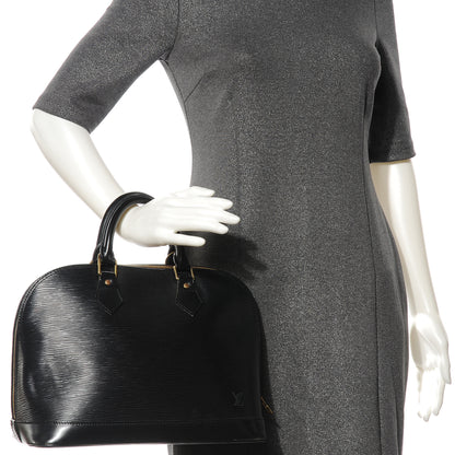 Louis Vuitton Epi Alma Black 2 of 7