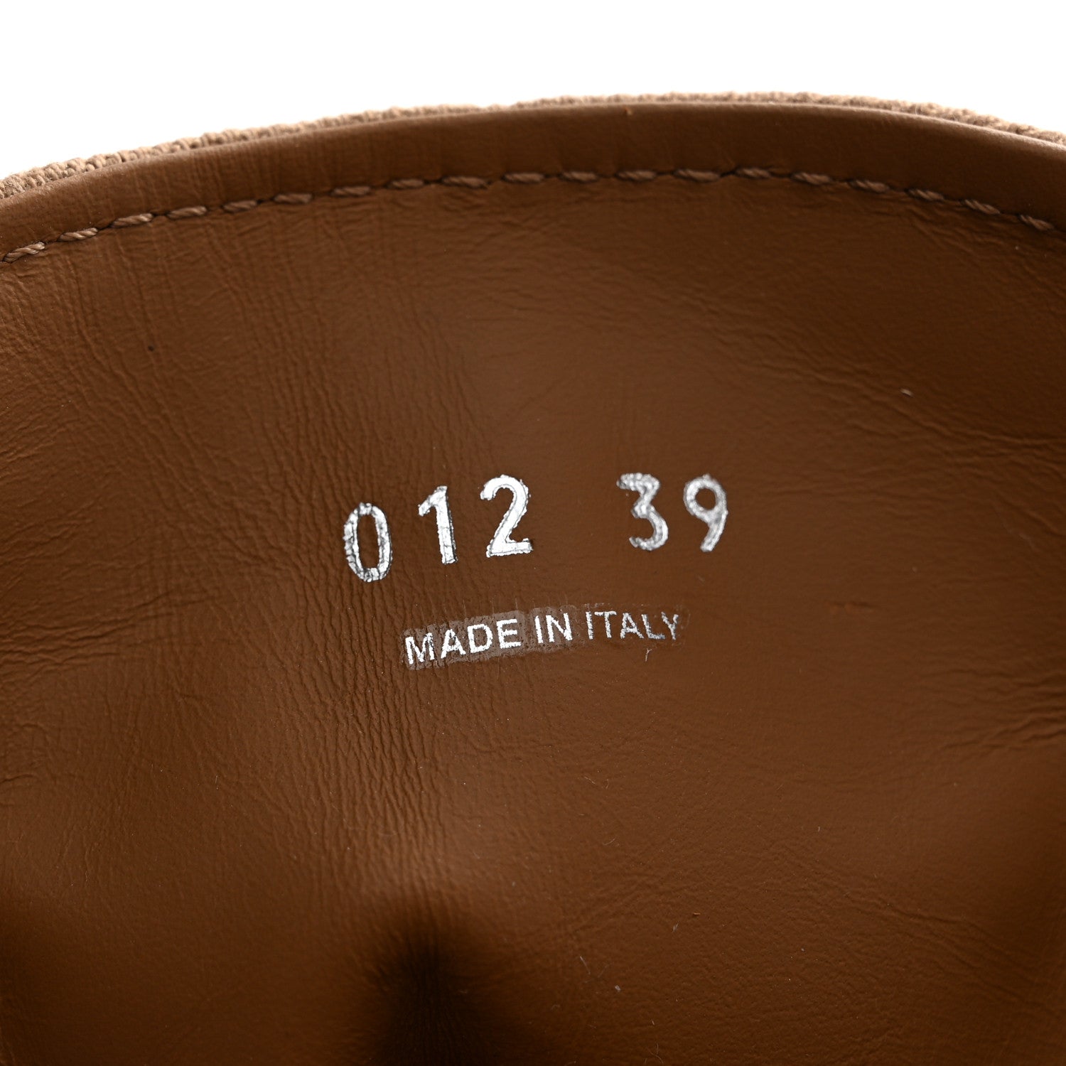 Prada Washed Denim Rocksand 45mm Combat Boots 39 Kaki 9 of 9