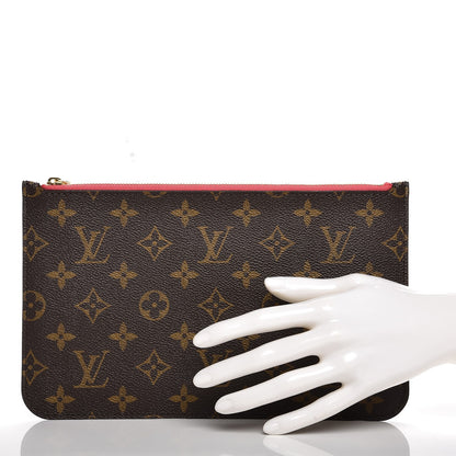 Louis Vuitton Monogram Neverfull MM GM Pochette Grenade 2 of 7
