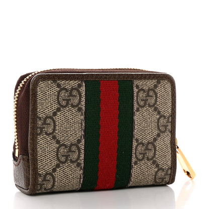 Gucci GG Supreme Monogram Web Ophidia Playing Card Case Beige New Acero 4 of 12