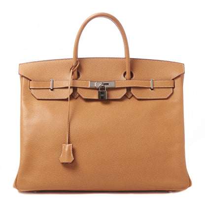 Hermes Vache Liegee Birkin 40 Natural 1 of 33