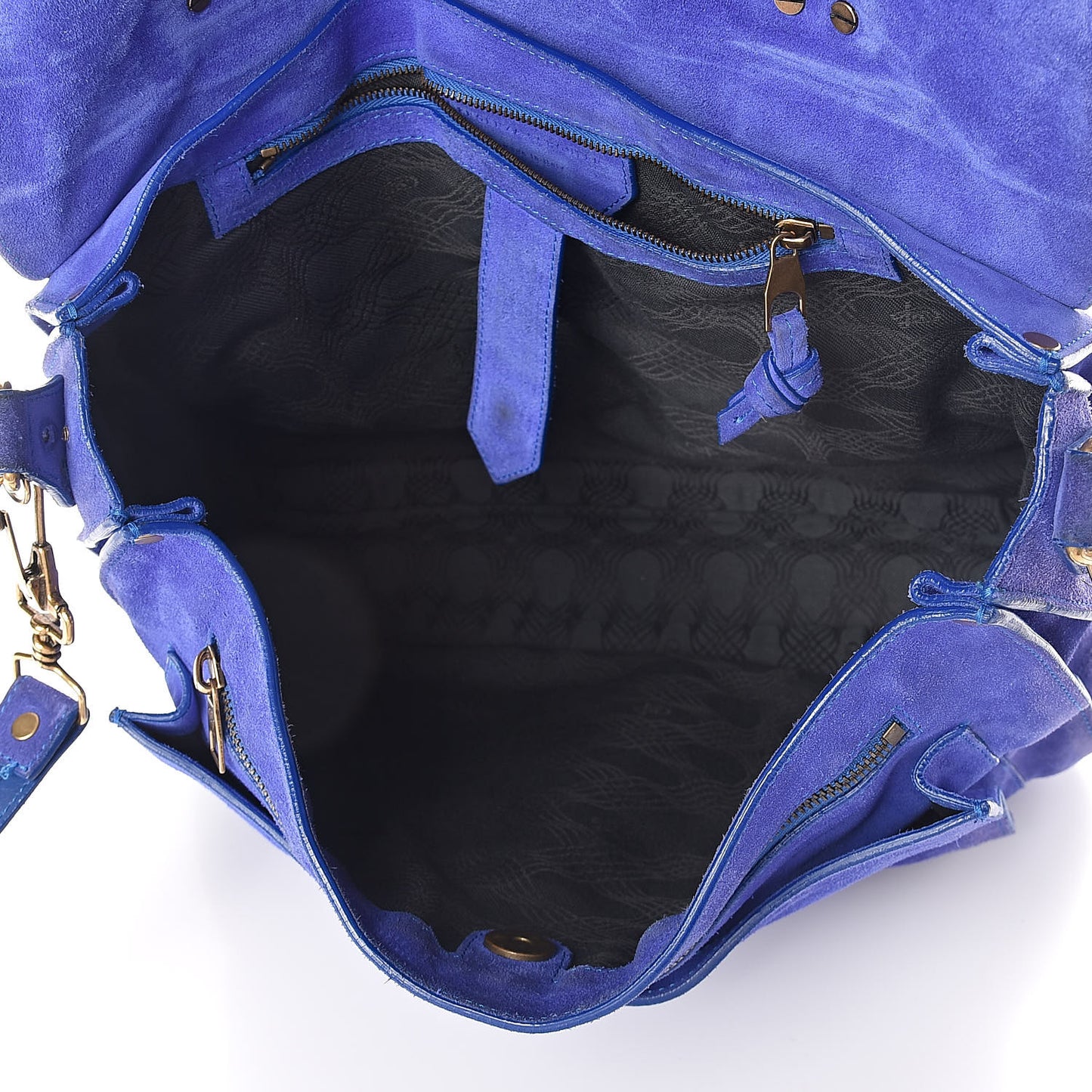 Suede Medium PS1 Satchel Royal Blue