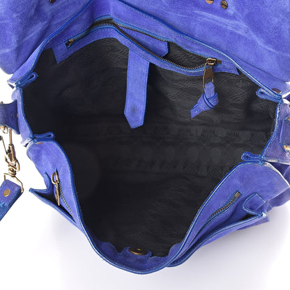 Proenza Schouler Suede Medium PS1 Satchel Royal Blue 5 of 15