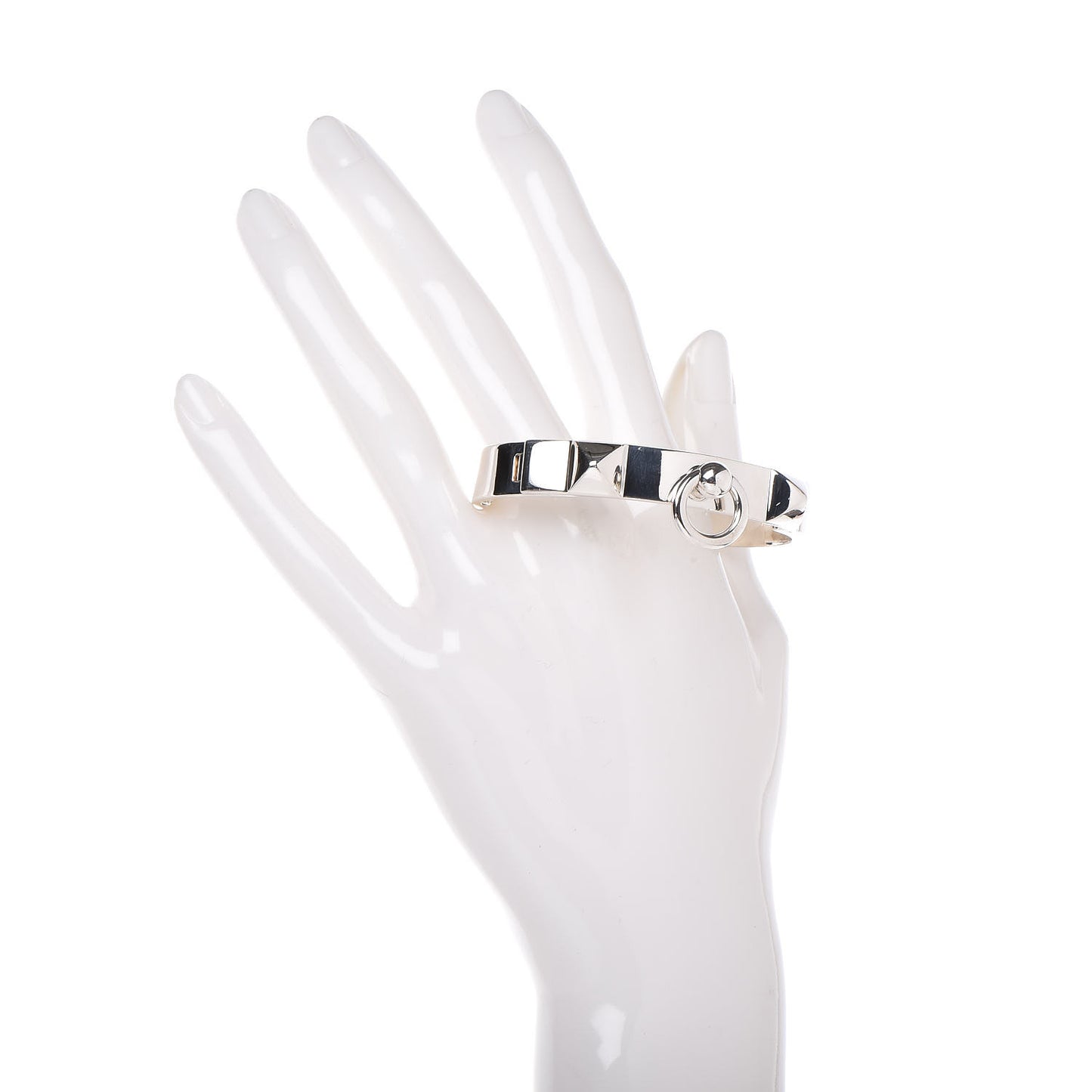 Sterling Silver PM Collier De Chien Bracelet SH