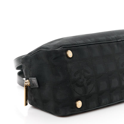 Chanel Nylon Travel Bowler Black 9 of 10