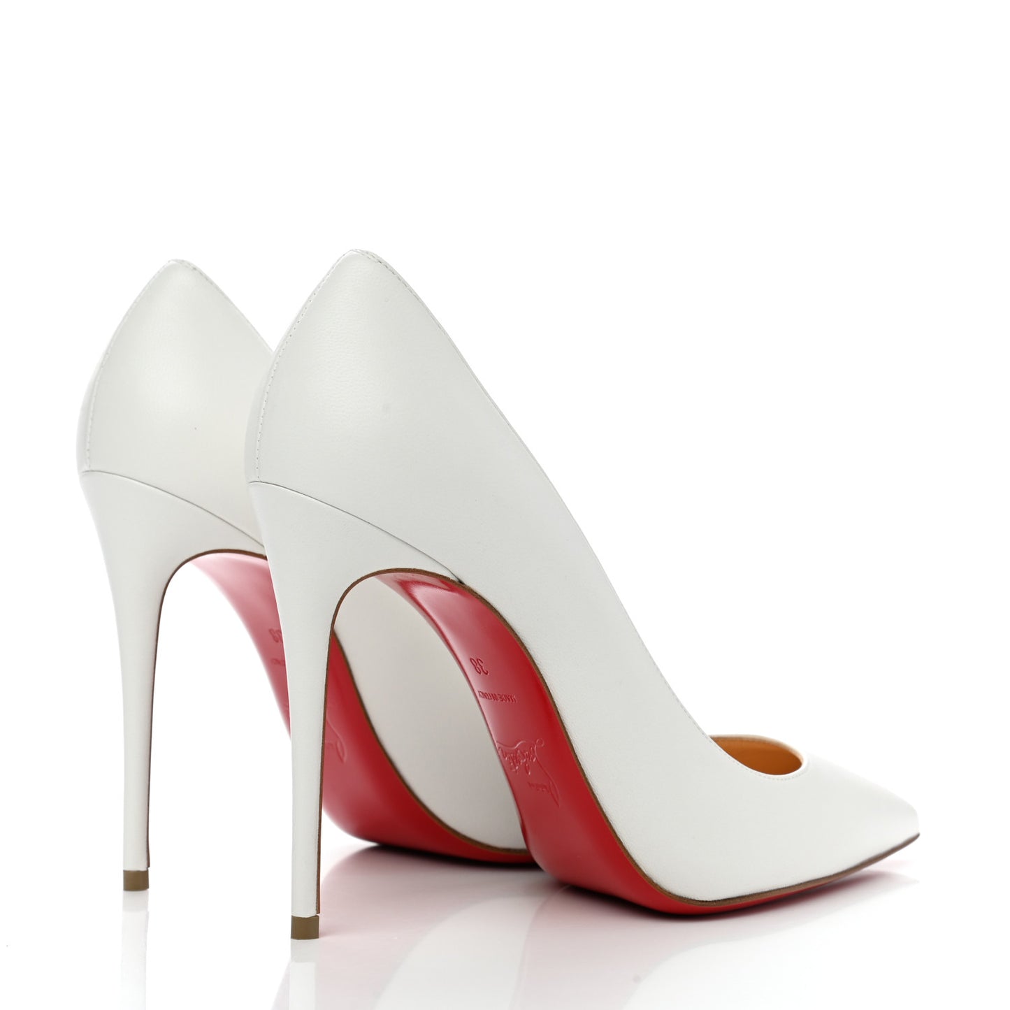 Nappa Kate 100 Pumps 38 White