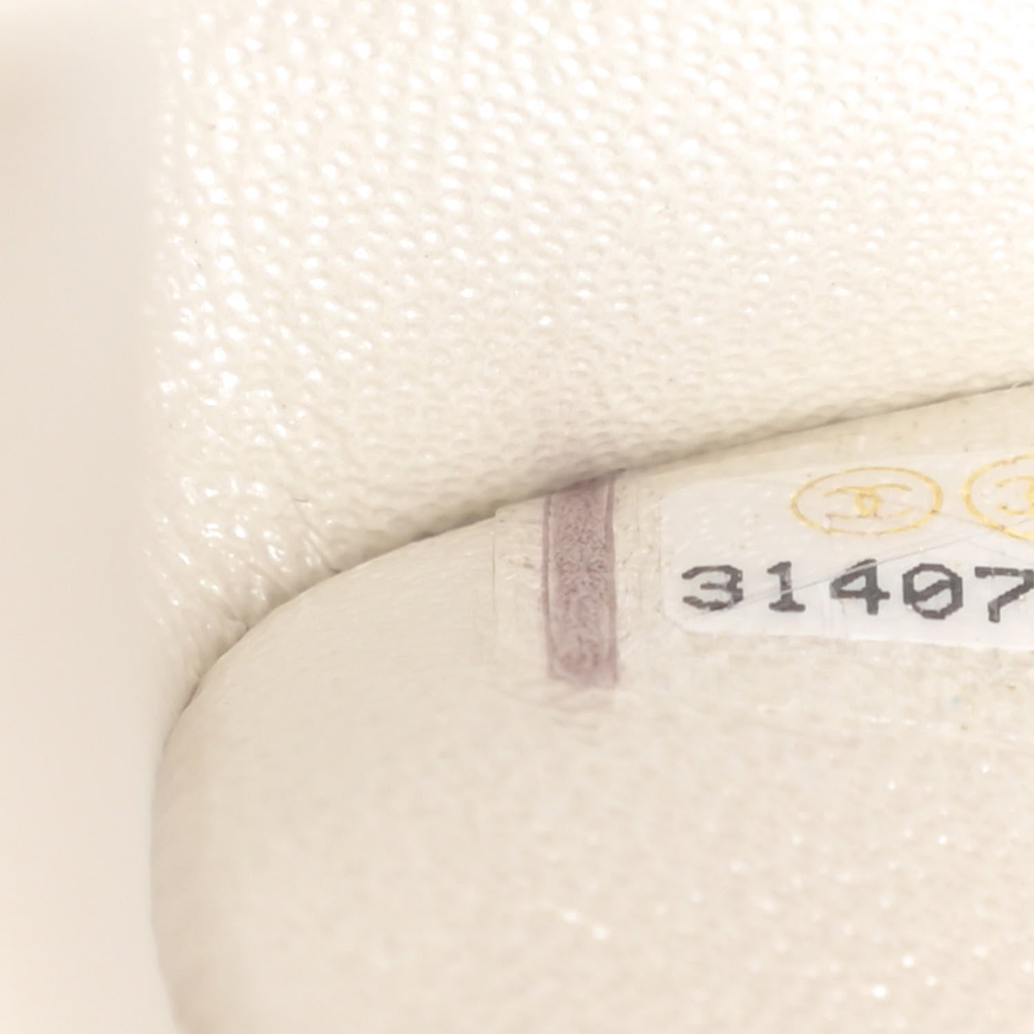 Chanel Iridescent Lambskin Quilted Medium Double Flap Ivory 7 of 11