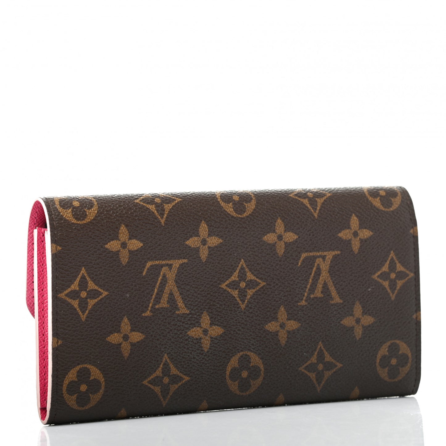 Monogram Bloom Flower Emilie Wallet Fuchsia