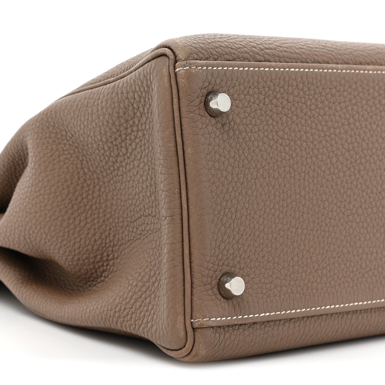 Hermes Togo Kelly Retourne 35 Etoupe 9 of 15