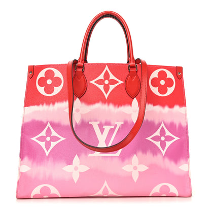 Louis Vuitton Monogram Escale Onthego GM Rouge 1 of 10