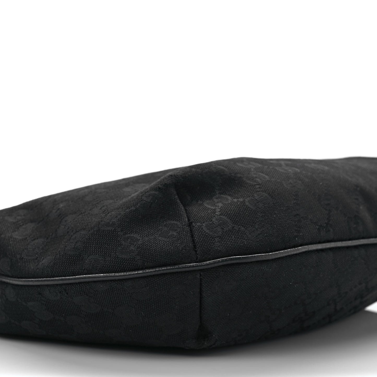 Monogram Medium Half Moon Hobo Black