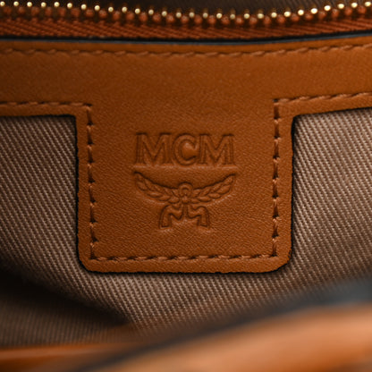 MCM Visetos Small Essential Backpack Cognac 6 of 11