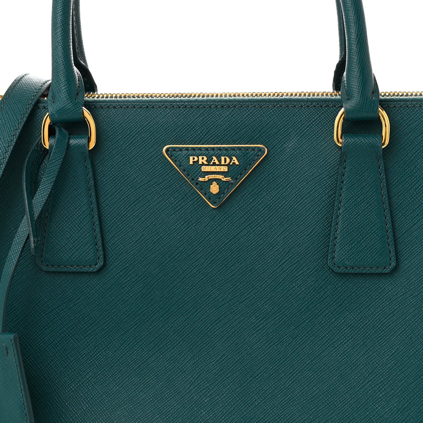 Saffiano Lux Large Galleria Double Zip Tote Ottanio