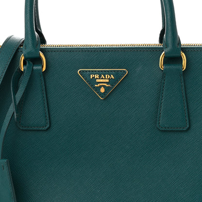 Prada Saffiano Lux Large Galleria Double Zip Tote Ottanio 8 of 12
