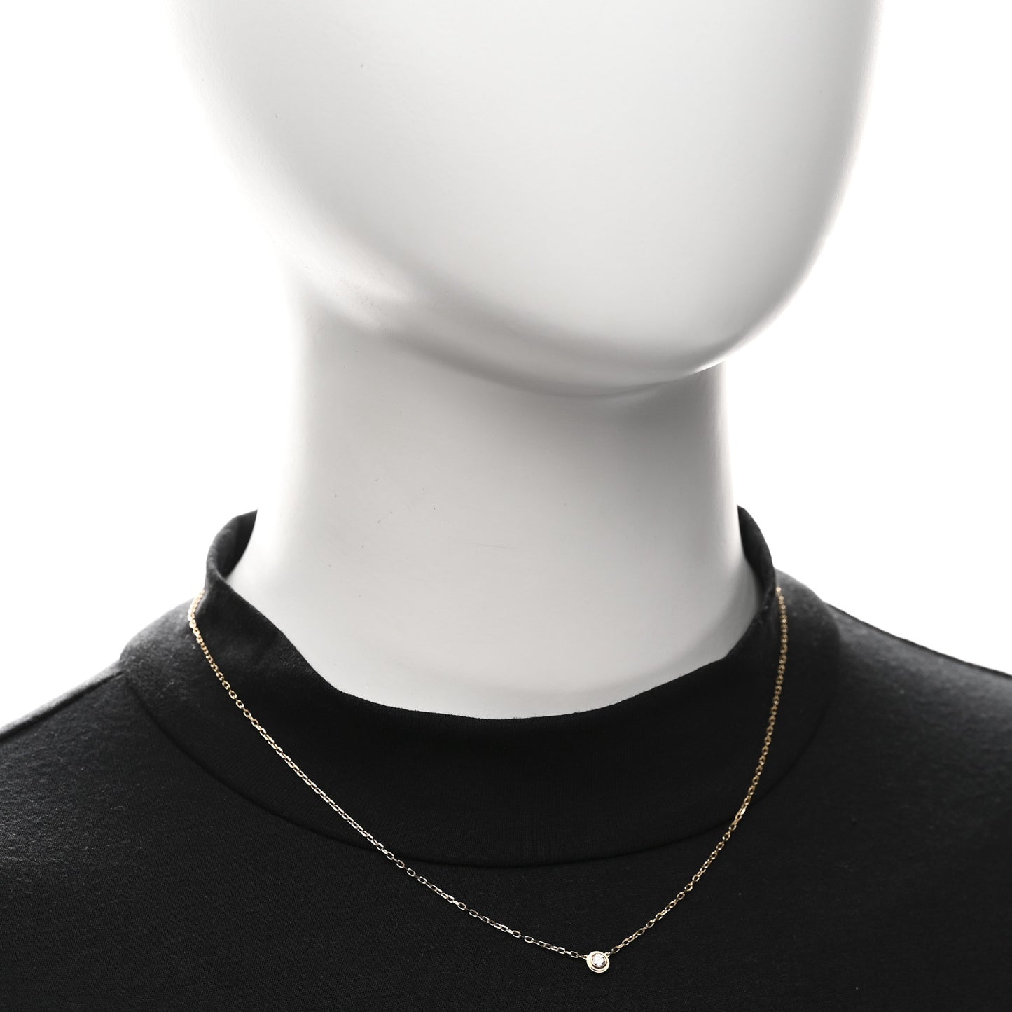 18K Yellow Gold Diamond SM D'Amour Pendant Necklace