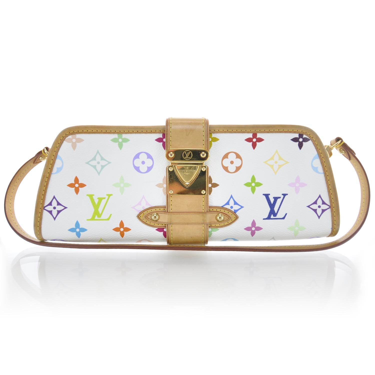 Louis Vuitton Monogram Multicolor Shirley White 1 of 9