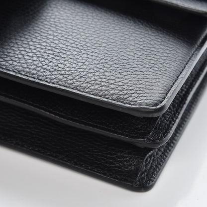 Gucci Pebbled Calfskin Small Dionysus Shoulder Bag Black 9 of 11